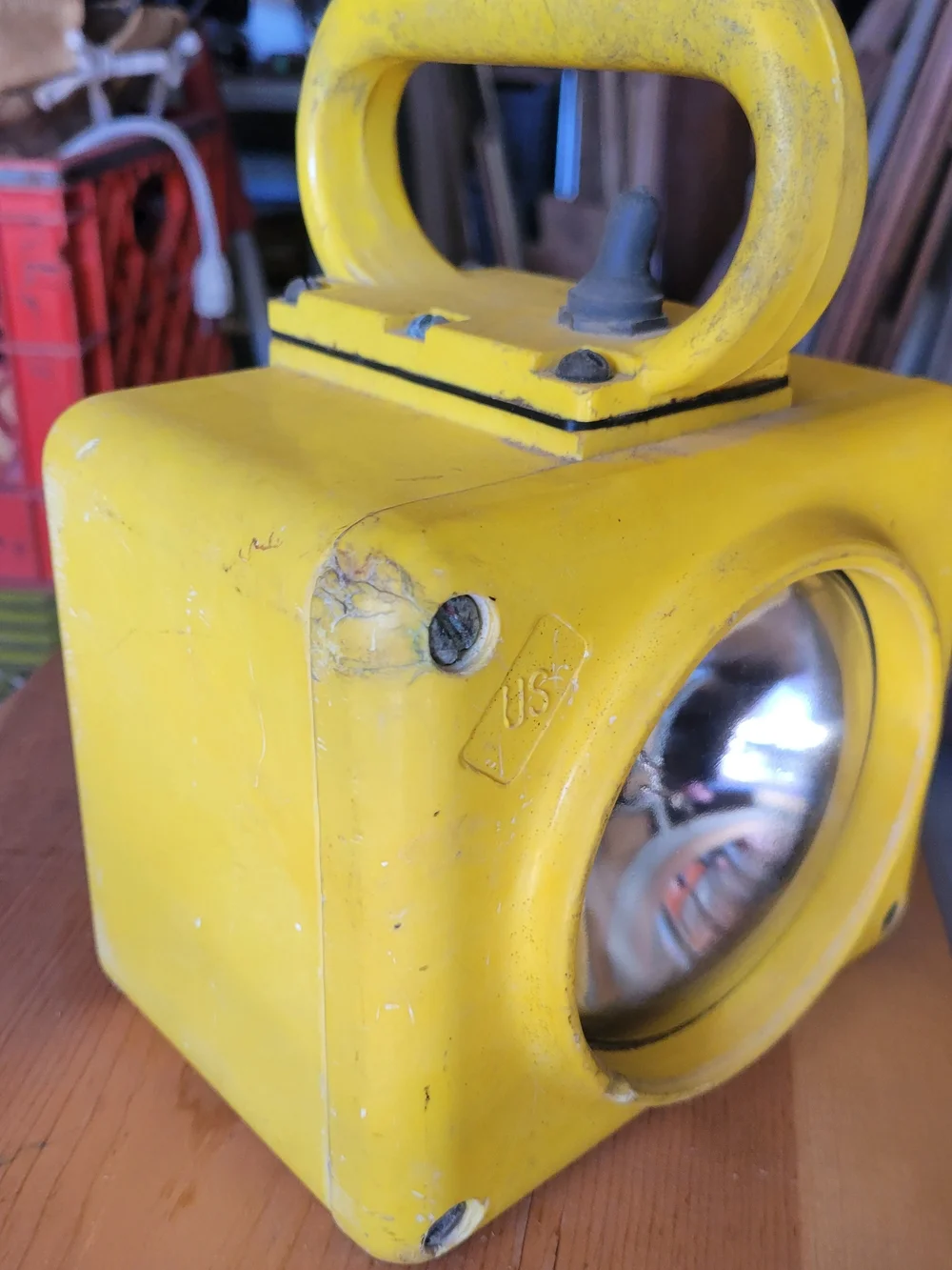Vintage Navy Spot Light